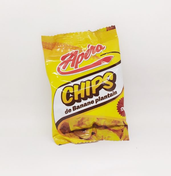 Apero chips de banane plantain sucré
