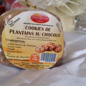 Cookies de plantain au choco
